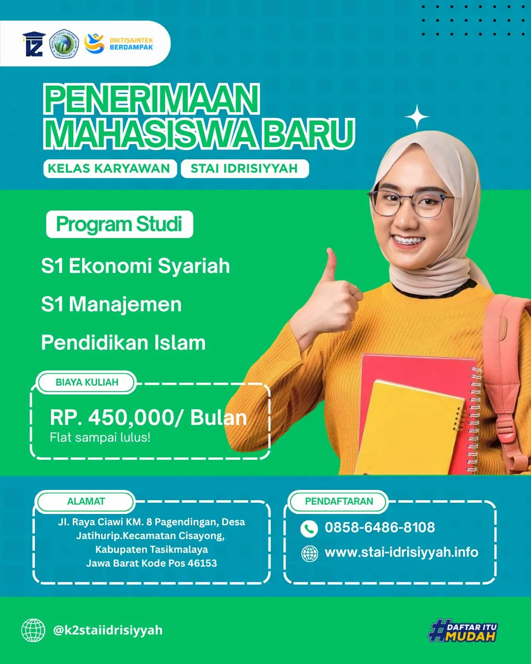 Penerimaan Mahasiswa Baru STAI Idrisiyyah Tasikmalaya